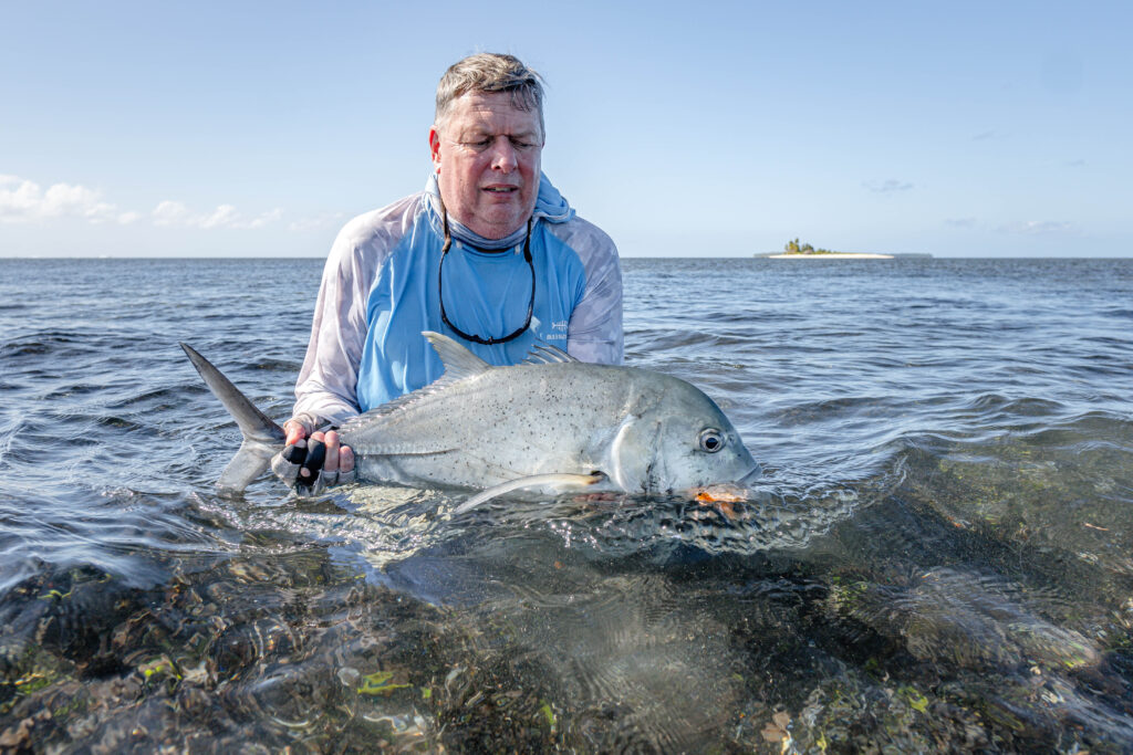 Charlotte Chilcot, Alphonse Island, Aardvark McLeod, giant trevally