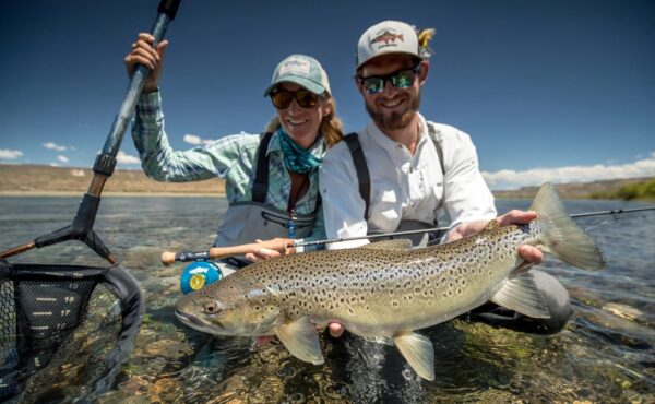Chime Lodge, Patagonia, fly fishing for brown and rainbow trout, Aardvark McLeod