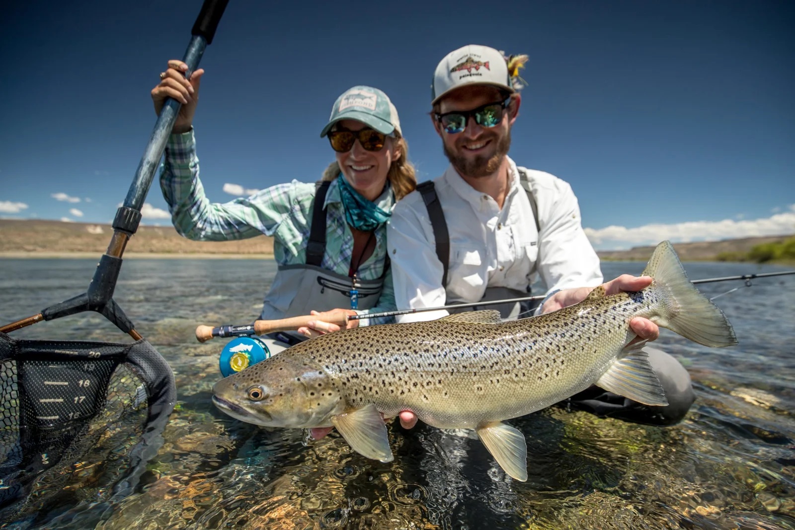 Chime Lodge, Patagonia, fly fishing for brown and rainbow trout, Aardvark McLeod