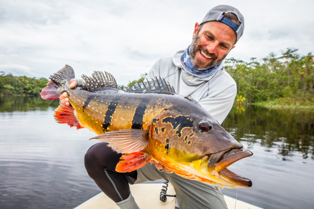 Rio Marie, peacock bass, Brazil, Aardvark Mcleod