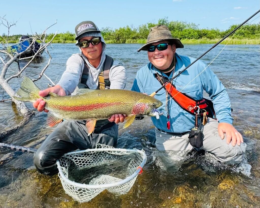 Alaska Trouply Lodge, trout, Aardvark McLeod 
