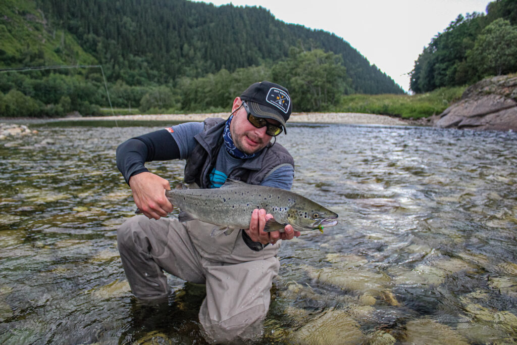 Norway salmon fishing, searching for silver, Aardvark McLeod