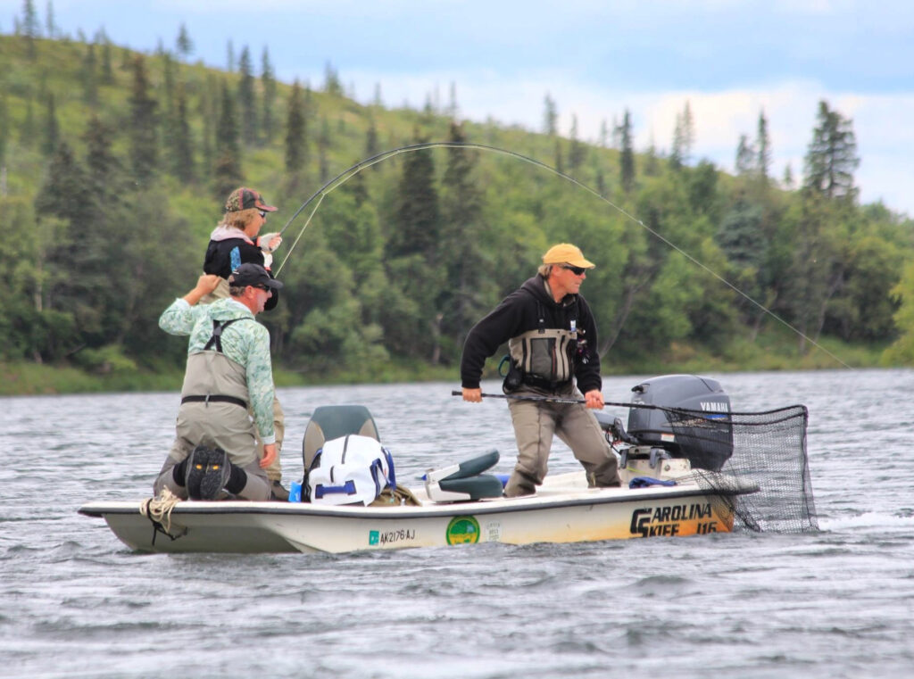 Alaska, fabulous fishing at ATA lodge, Aardvark McLeod 