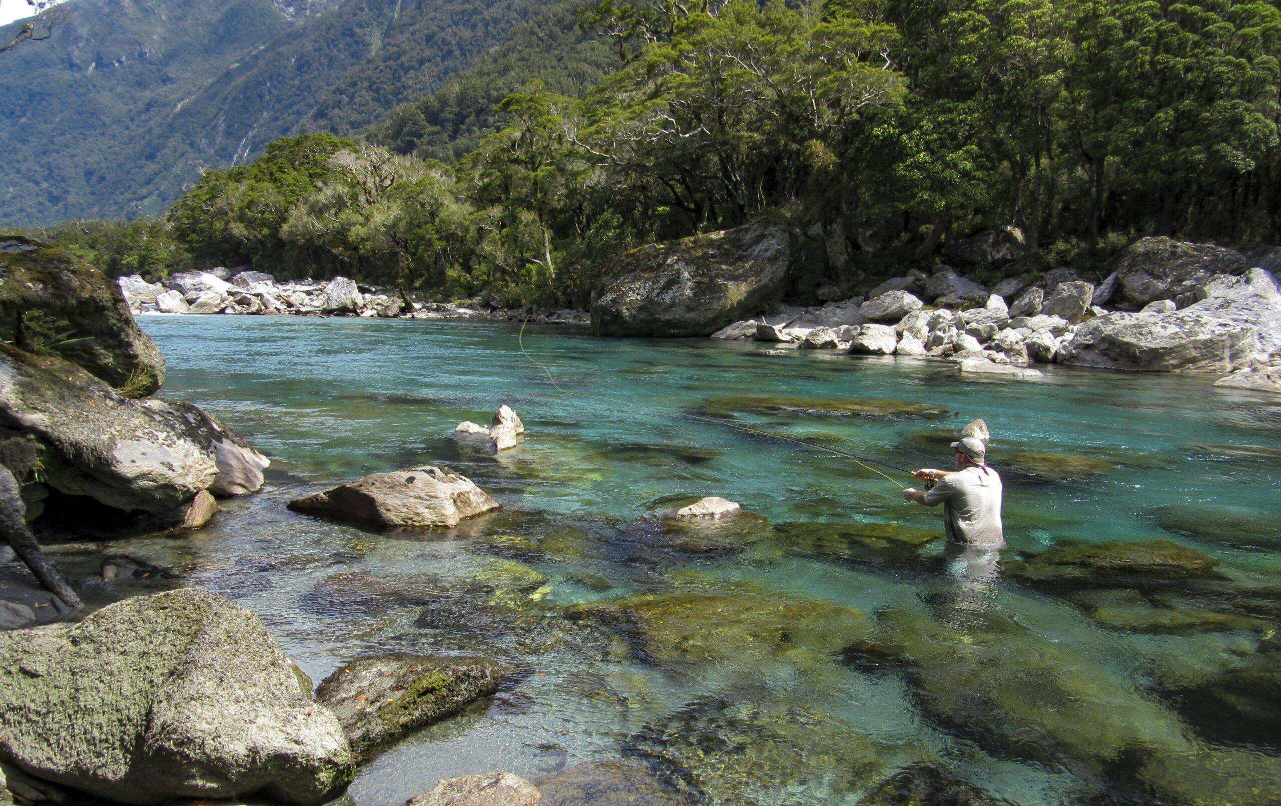 New Zealand and Chile, season never ends, Cedar Lodge, trout, Aardvark McLeod