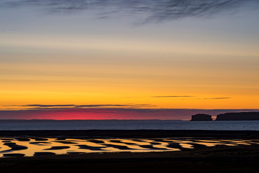 Iceland Deplar Farm Eclipse without the crowds