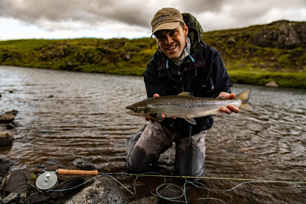 Olly Thompson, Laxa I Kjos and Hitara hosted trip, Iceland, Aardvark McLeod
