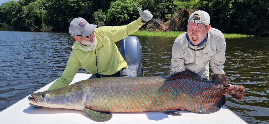 Pirarucu Lodge fishing reports 2026, arapiama fly fishing, Brazil, Aardvark McLeod 